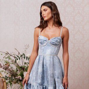 V. Chapman NWT Blue Lucetta Dress - Size 4